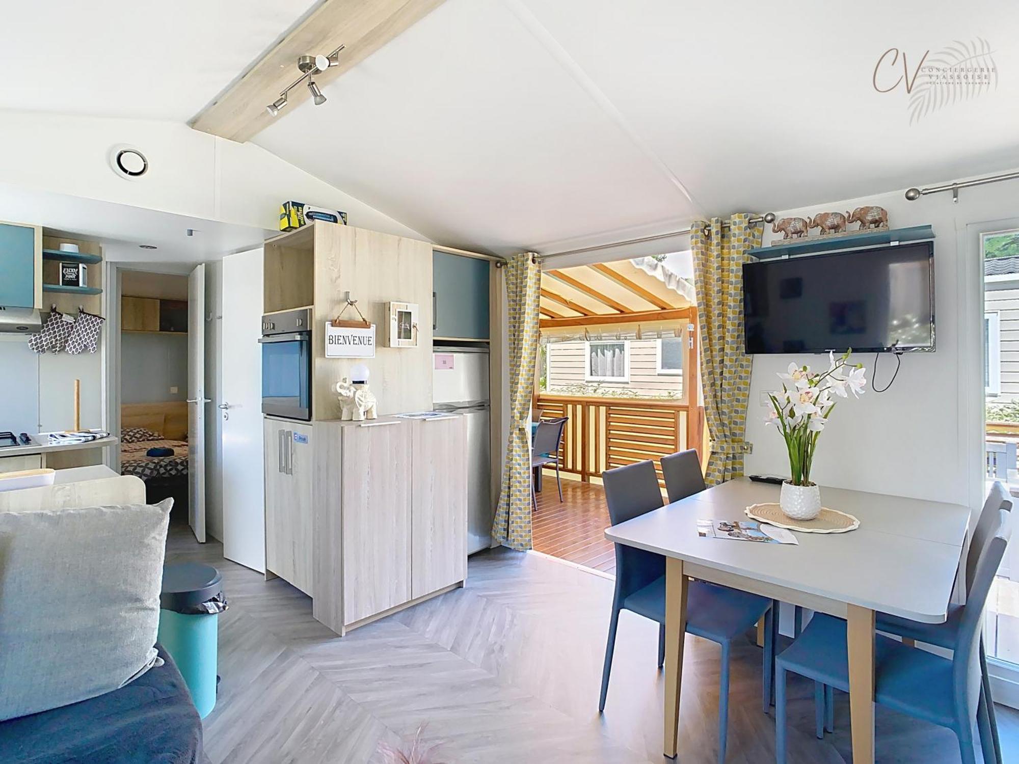 Mobil-Home Ja 68 A Vias - La Carabasse - Camping Siblu Avec Piscine Bagian luar foto