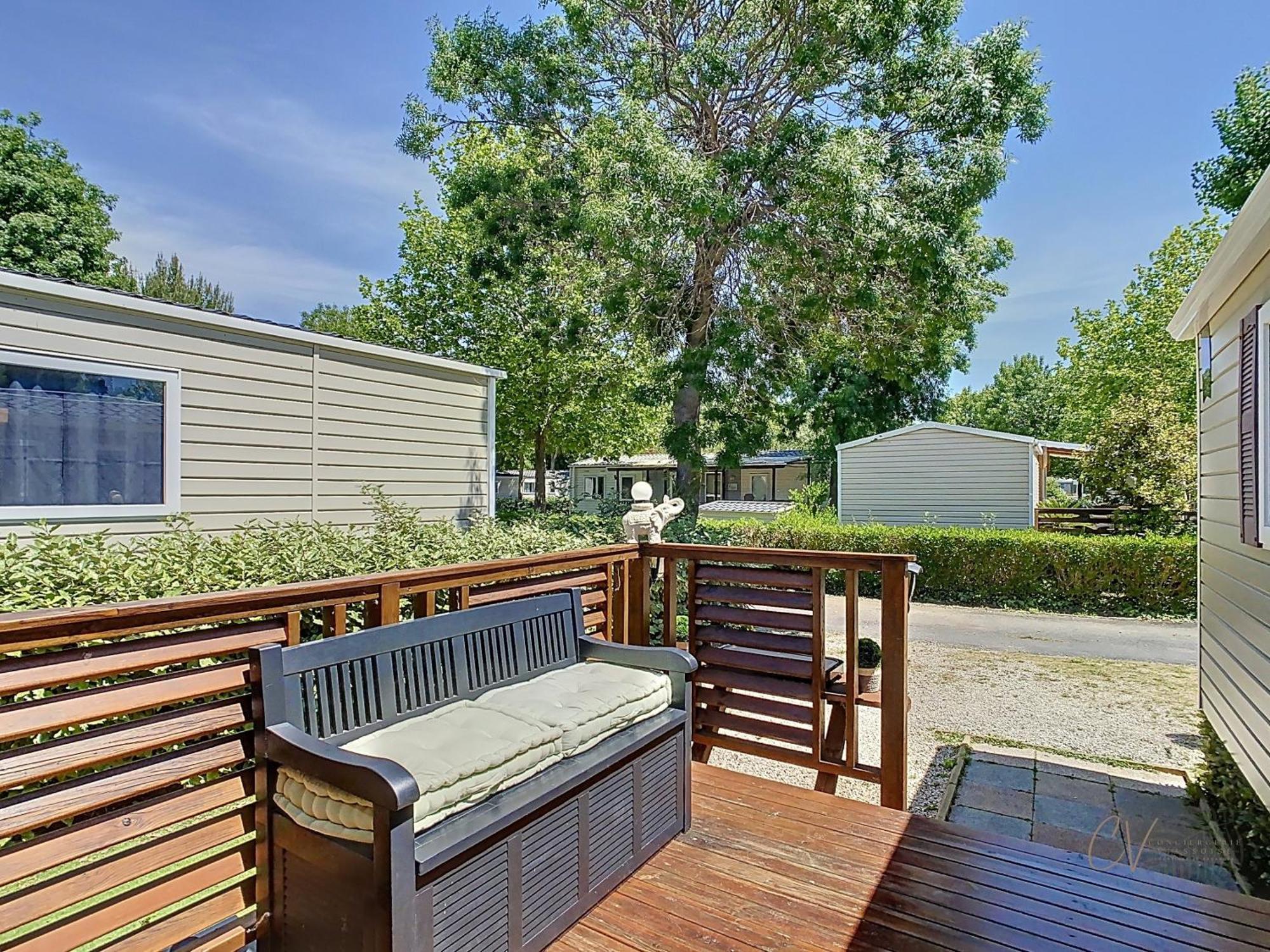 Mobil-Home Ja 68 A Vias - La Carabasse - Camping Siblu Avec Piscine Bagian luar foto